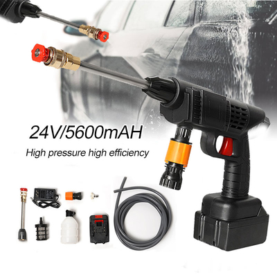 New China-chic Cordless Portable Electric Car Washer High Pressure Gun with Rechargeable 24V Battery Power Car Wash Foam Gun